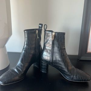 H&M Square Toe Booties